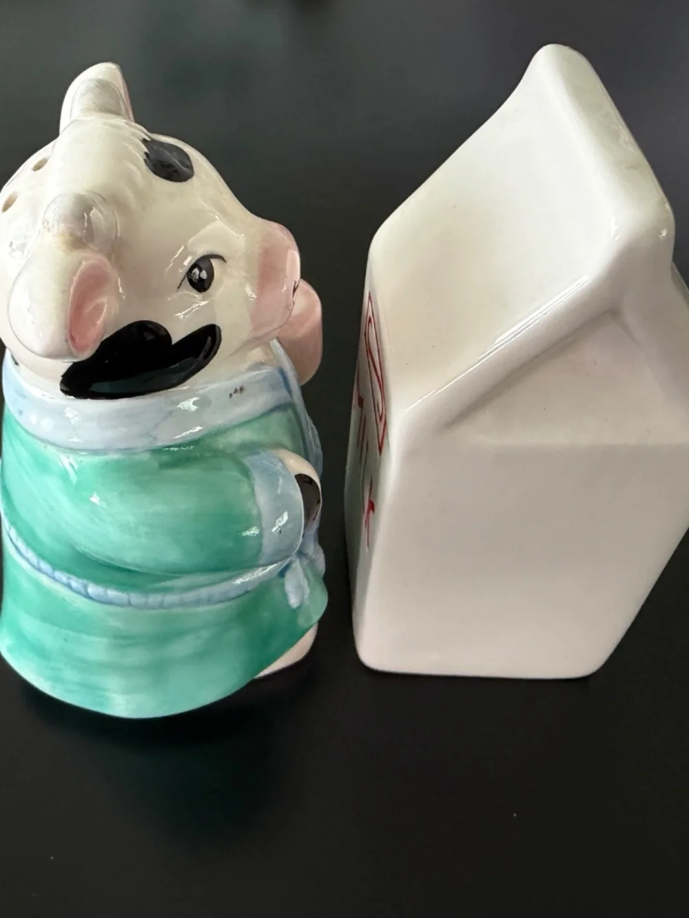 RUSS Collectable Shaker Set Cow And Milk